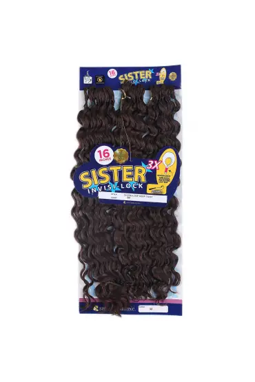 Sister Afro Dalgası Saç / Koyu Kahve 33  