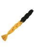 Afrika Örgülük Sentetik Ombreli Saç 100 Gr. / Siyah / Gold Sarı  