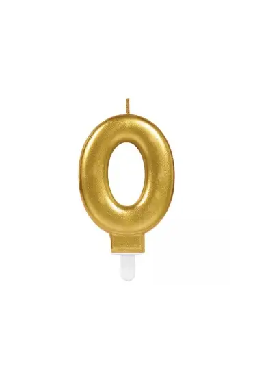 0 Rakam Mum Gold Renk  