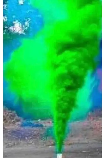 Yeşil Renk Sis Bombası Yeşil Duman 1 Adet  