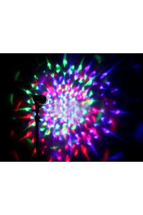 Renkli Led Döner Başlıklı Disko Ampulü  