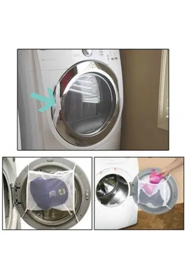 Hassas Çamaşır - Ayakkabı Yıkama Filesi Kapak Bağlamalı 35 x 20 cm  