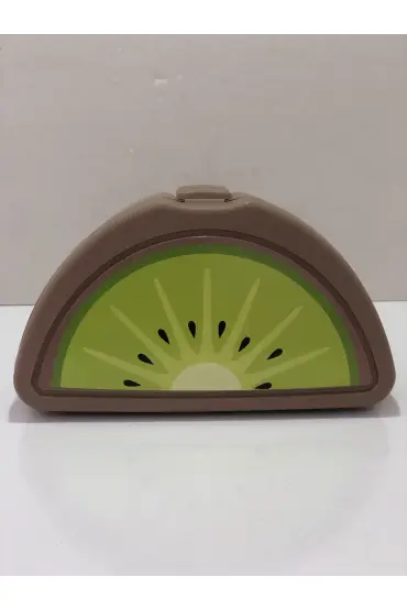 Kivi Model Lunch Box Saklama Kabı – Çatal Kaşık Hediyeli   