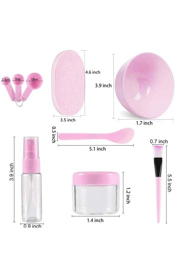 9 Parça Yüz Maskesi Hazırlama Seti Kendin Yap (DIY)  