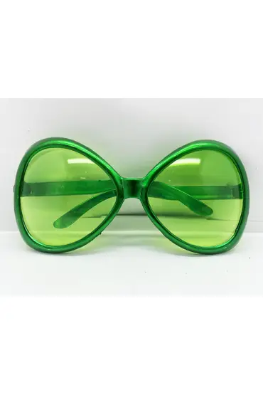 Yeşilçam Temalı Parti Gözlüğü Yeşil Renk 7x16 cm  