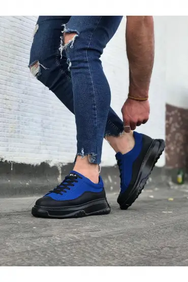  741 - Kömür Mavi Erkek Ayakkabı