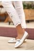  741 - Jari Beyaz Cilt Babet Ayakkabı