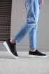 952  Sneakers Ayakkabı  Siyah Süet (Beyaz Taban)