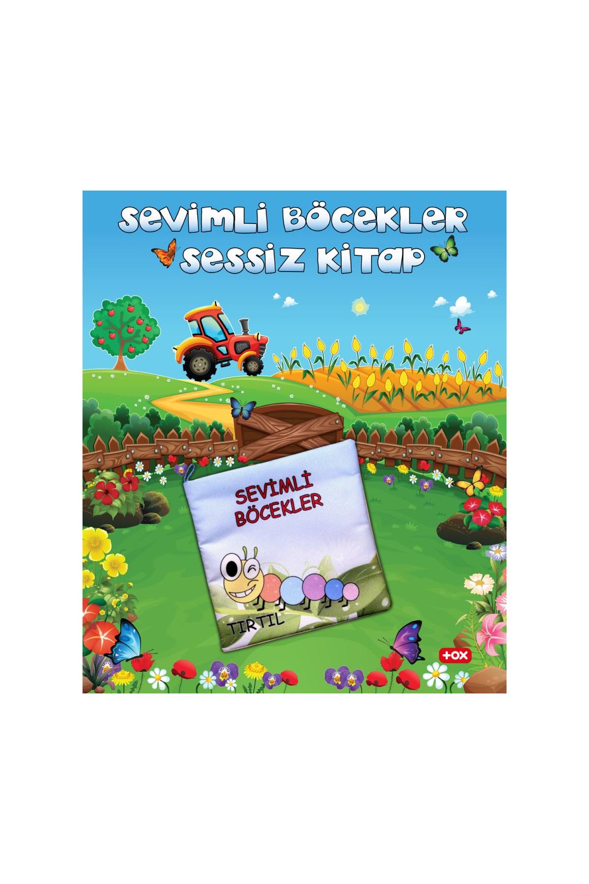 247 Sevimli Böcekler Kumaş Sessiz Kitap
