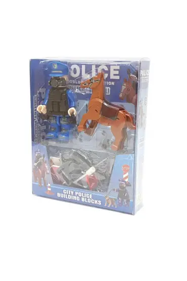  505 Polis Oyun Seti - Atlı Polis Figür Seti