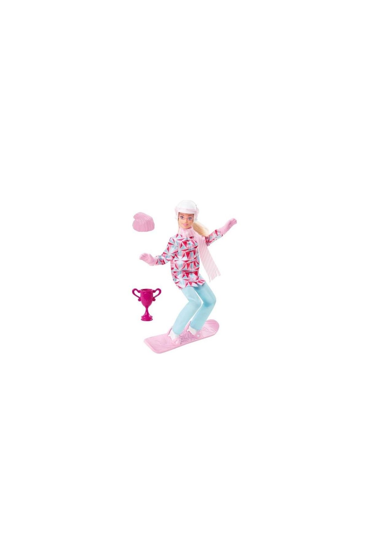 505 Barbie Snowboard Sporcusu Bebek