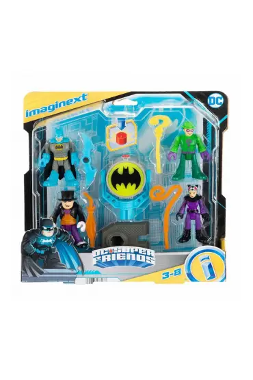  505  Batman Dc Super Friends Bat Tech Bat-Signal Figür Seti