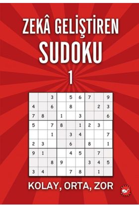  404 Zeka Geliştiren Sudoku 1 Kolay - Orta - Zor