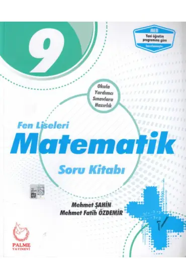  404 Palme 9.Sınıf Fen Liseleri Matematik Soru Kitabı (Yeni)