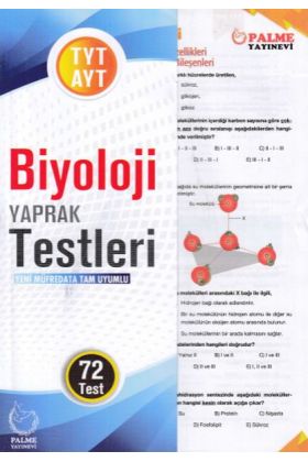  404 Palme TYT- AYT Biyoloji Yaprak Test (Yeni)
