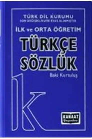  404 Kanaat İlk ve Orta Öğretim Türkçe Sözlük