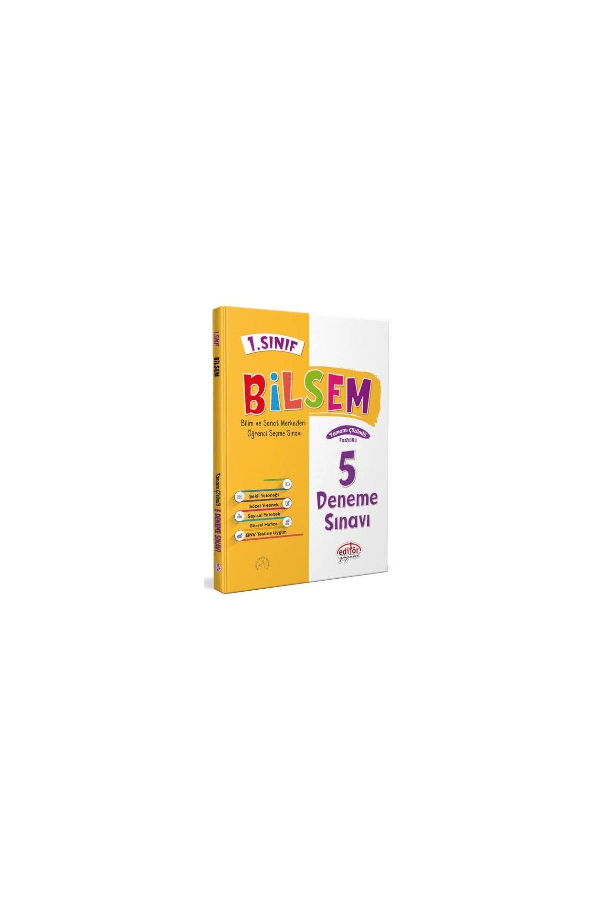 Editör 1. Sınıf Bilsem Tamamı Çözümlü 5 Deneme Sınavı