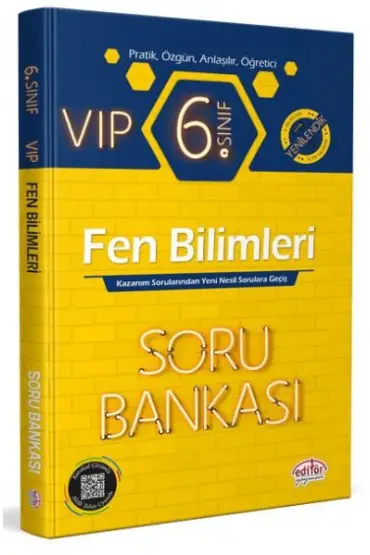  Editör 6. Sınıf VIP Fen Bilimleri Soru Bankası