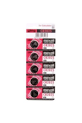  192 Maxell Cr2025 3v Lityum Düğme Pil 5'li Paket