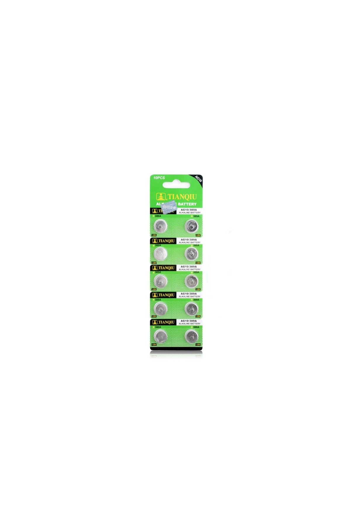 192 TıanQıu Ag10 Lr1130/389 Alkalin 10'lu Düğme Pil
