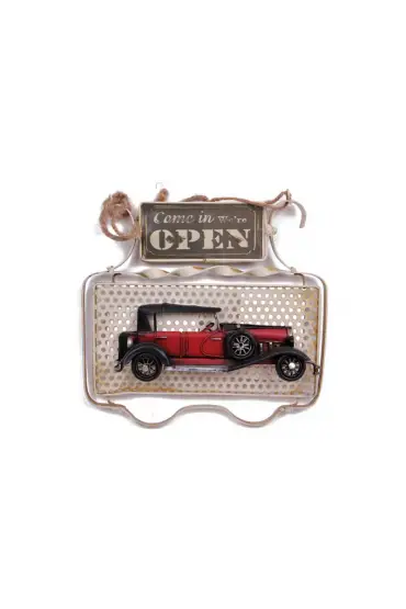  192 Dekoratif Metal Kapı Yazısı Araba Dekorlu