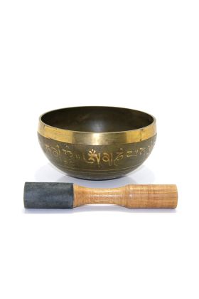  192 Meditasyon Çanı Yoga Çanı Tibet Çanağı 16 Cm Ksk194