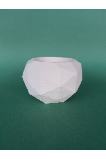  846 Yuvarlak Dar Prizma Ham Döküm Kaktüs Ve Sukulent Saksı