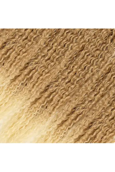 Brazilian Afro Dalgası Saç / Karamel / Platin Ombreli  