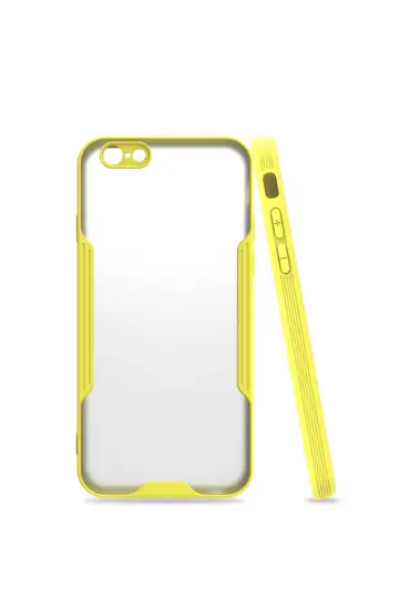  192 İphone 6 Kılıf Platin Silikon - Ürün Rengi : Sarı