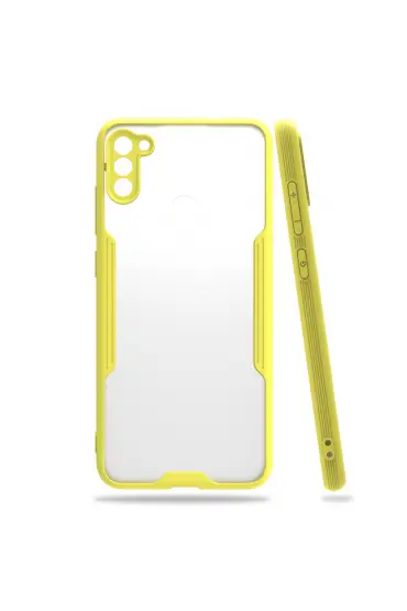  192 Samsung Galaxy A11 Kılıf Platin Silikon - Ürün Rengi : Sarı