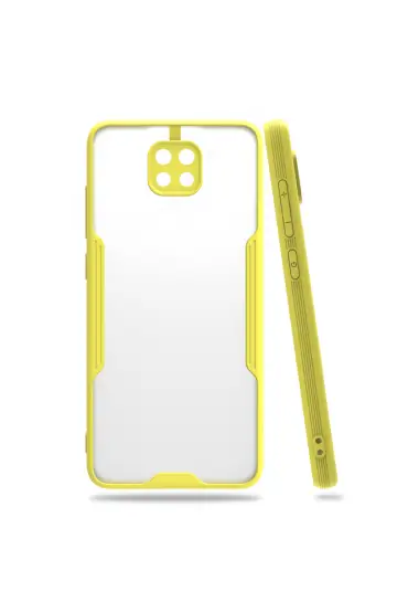  192 Xiaomi Redmi Note 9s Kılıf Platin Silikon - Ürün Rengi : Sarı