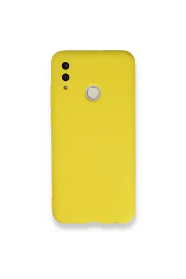  192 Huawei P Smart 2019 Kılıf Nano İçi Kadife  Silikon - Ürün Rengi : Sarı