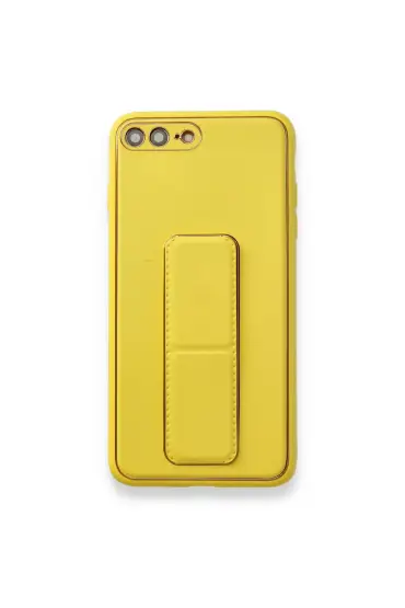  192 İphone 7 Plus Kılıf Coco Deri Standlı Kapak - Ürün Rengi : Mor