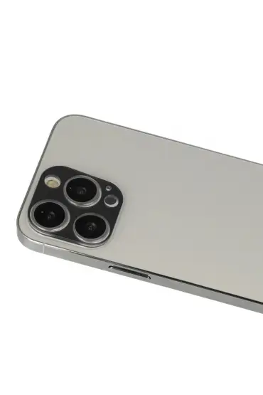  192 İphone 12 Pro Rainbow Kamera Lens Koruma Cam - Ürün Rengi : Gold