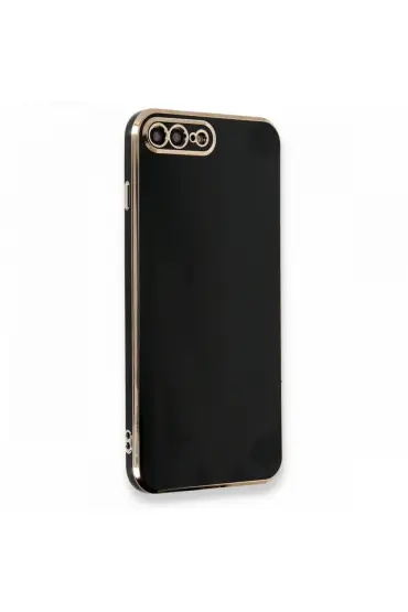  192 İphone 7 Plus Kılıf Volet Silikon - Ürün Rengi : Siyah