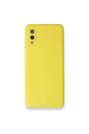  192 Samsung Galaxy A02 Kılıf Nano İçi Kadife  Silikon - Ürün Rengi : Sarı
