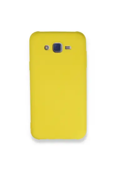  192 Samsung Galaxy J7 Kılıf Nano İçi Kadife  Silikon - Ürün Rengi : Gri