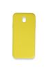  192 Samsung Galaxy J7 Pro / J730 Kılıf Nano İçi Kadife  Silikon - Ürün Rengi : Pudra