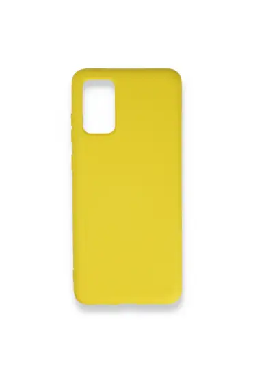  192 Samsung Galaxy S20 Plus Kılıf Nano İçi Kadife  Silikon - Ürün Rengi : Sarı
