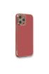  192 İphone 12 Pro Max Kılıf Volet Silikon - Ürün Rengi : Kırmızı