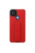  192 Xiaomi Redmi 9c Kılıf Mega Standlı Silikon - Ürün Rengi : Kırmızı