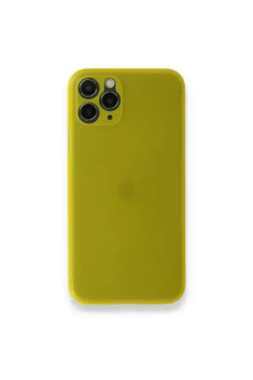  192 İphone 11 Pro Max Kılıf Pp Ultra İnce Kapak - Ürün Rengi : Sarı