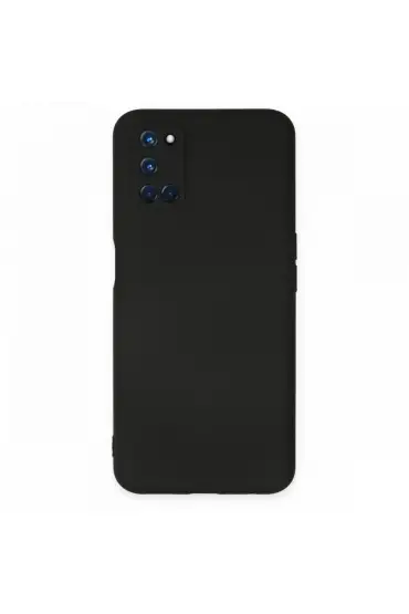  Oppo A52 Kılıf Nano İçi Kadife  Silikon - Ürün Rengi : Siyah