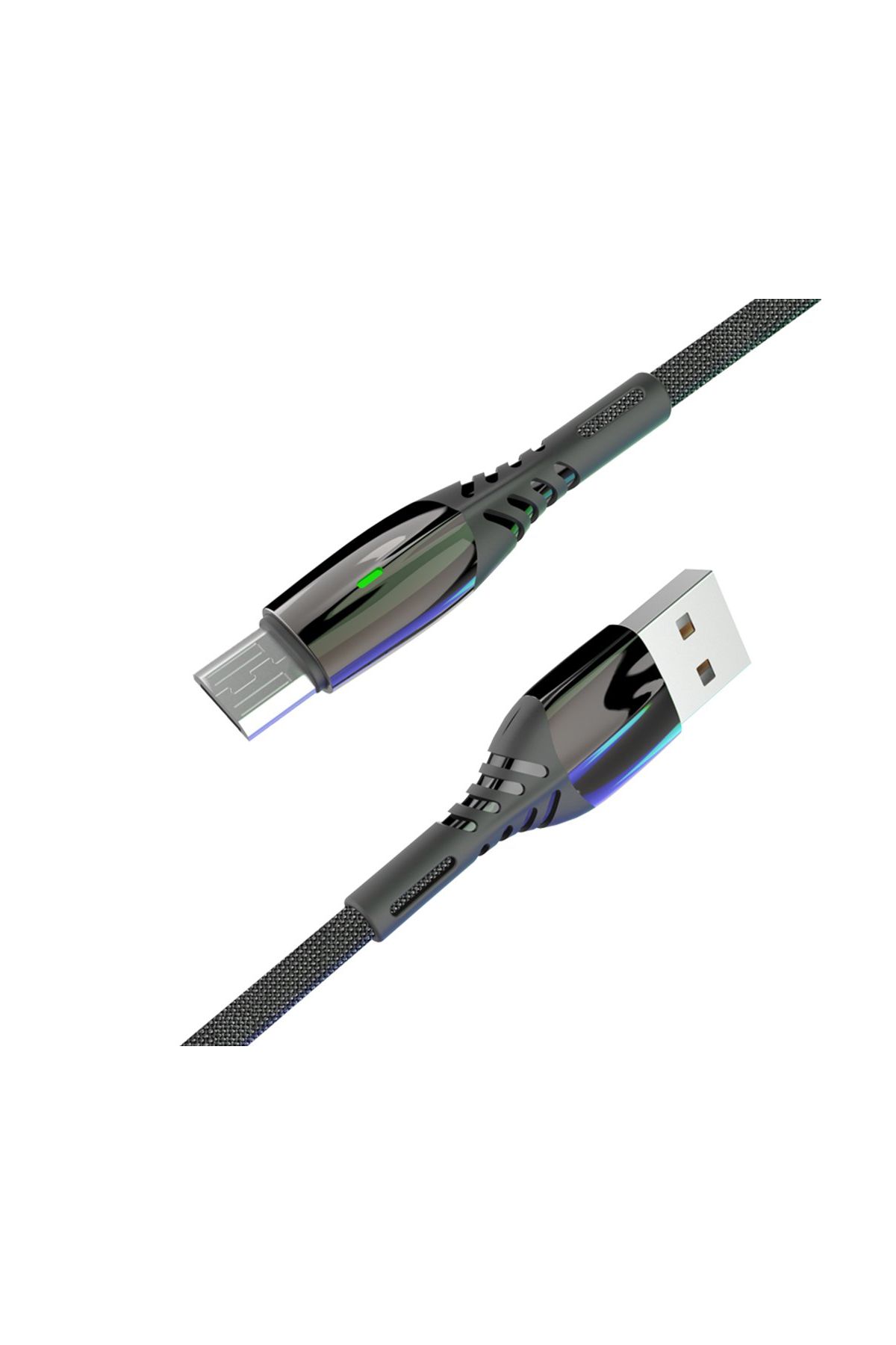 S91 Ledli Micro Usb Kablo 1m 2.4a - Ürün Rengi : Kırmızı