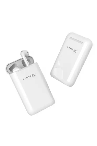  Bts08 Kablosuz Airpods Kulaklık   Powerbank 5.000 Mah - Ürün Rengi : Beyaz
