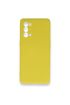  Oppo Reno 5 Kılıf Nano İçi Kadife  Silikon - Ürün Rengi : Sarı
