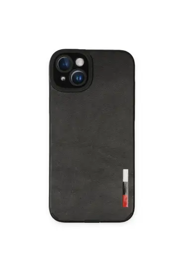  İphone 14 Plus Kılıf Loop Deri Silikon - Ürün Rengi : Siyah