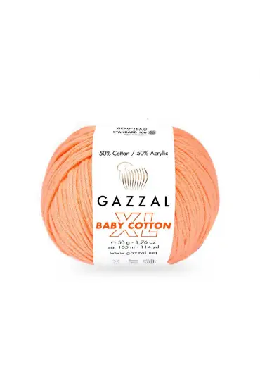 Gazzal Baby Cotton XL El Örgü İpi Bron Bakır 3465
