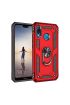  Huawei P20 Lite Kılıf Sofya Yüzüklü Silikon Kapak - Ürün Rengi : Kırmızı