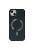  İphone 14 Kılıf Coco Deri Magneticsafe Silikon - Ürün Rengi : Lacivert